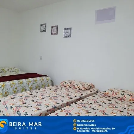 Pousada Beira Mar Suites Sao Bento Maragogi Habitación foto